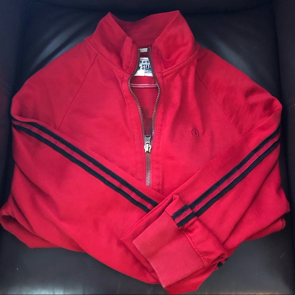 Retro Converse One Star Red Zipper Jacket